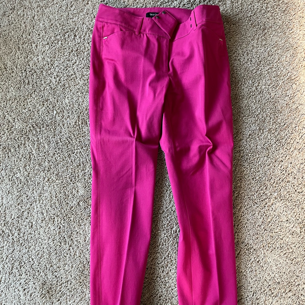 White House black market pink ankle pants size 4R